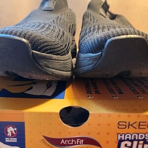 Skechers Hands Free Slip-on Sneakers Black Size 11 Women's